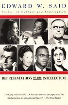 The best books on Academia - Representations of the Intellectual: The 1993 Reith Lectures by Edward Said